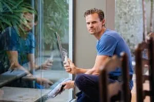 Washing windows
