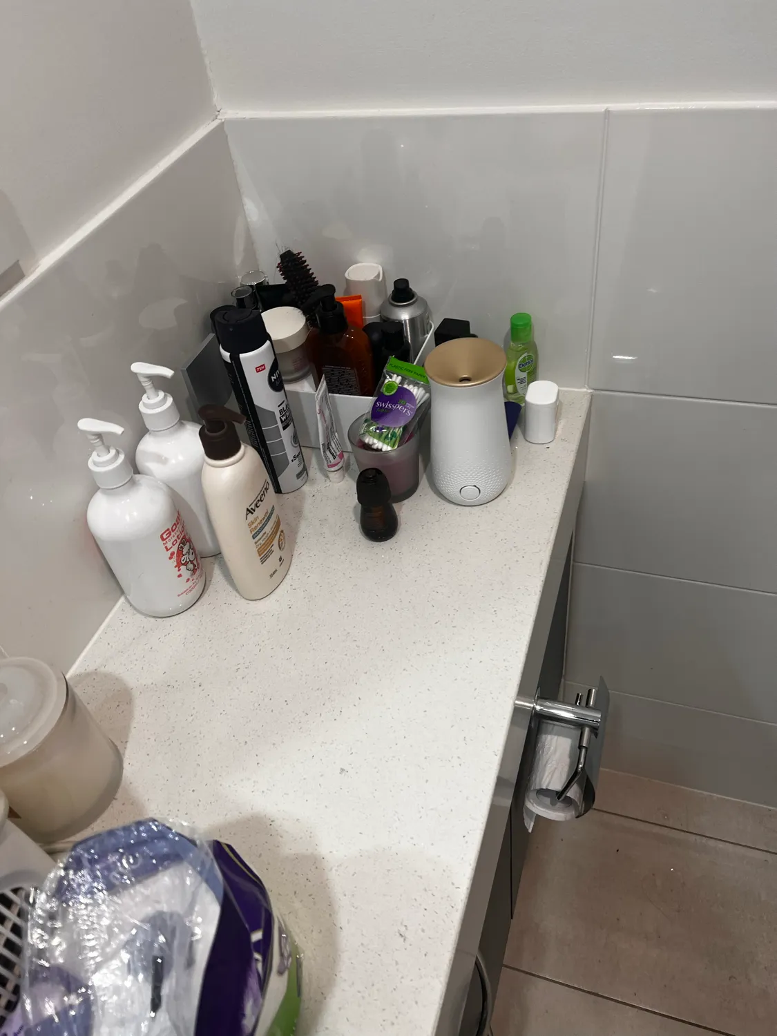 Bathroom after spring cleaning