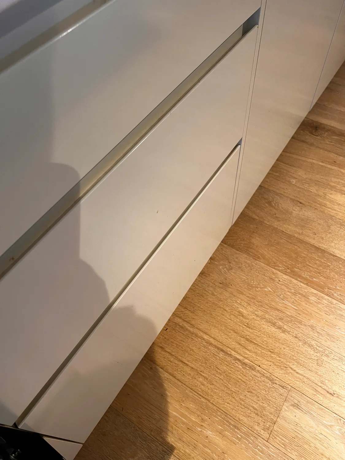 Living room before spring cleaning