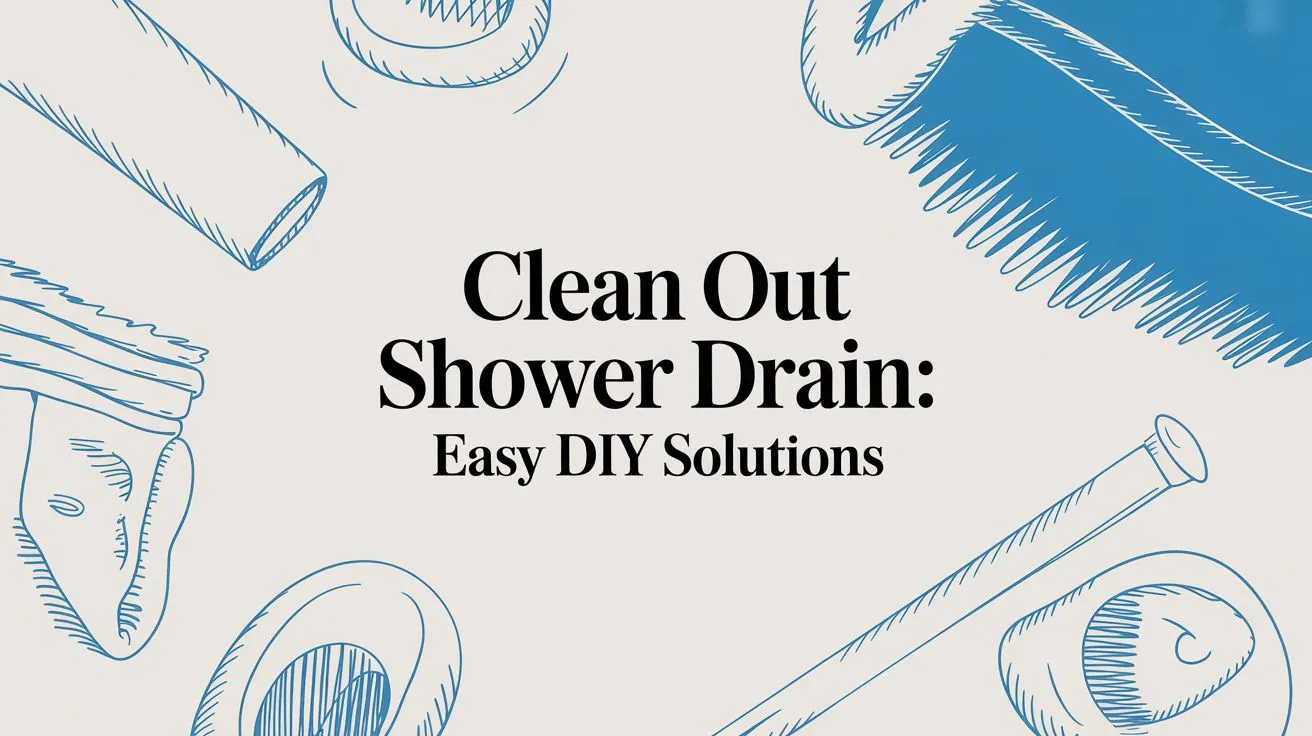 Clean Out Shower Drain: Easy DIY Solutions