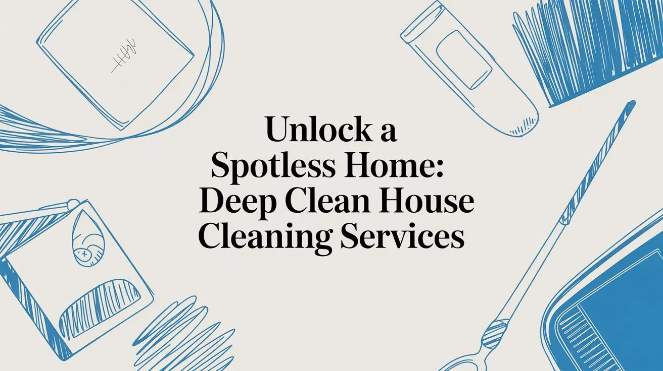 Unlock a Spotless Home: Deep Clean House Cleaning Services