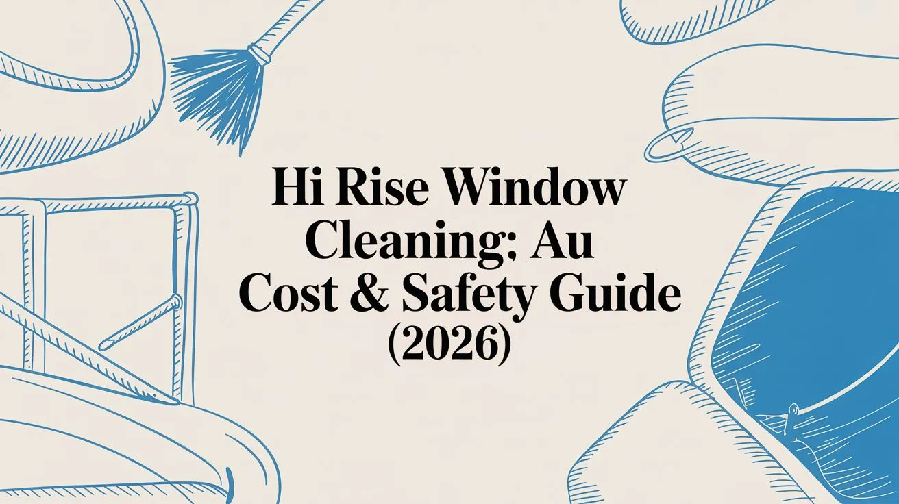 Hi Rise Window Cleaning: AU Cost & Safety Guide (2026)
