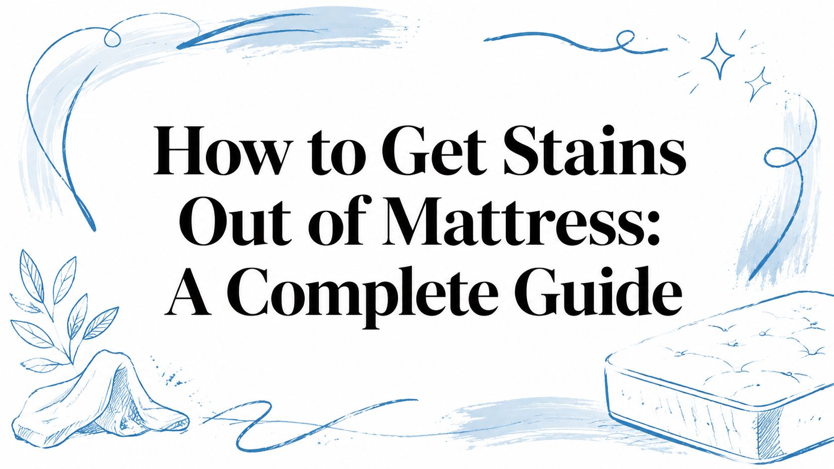 How to Get Stains Out of Mattress: A Complete Guide